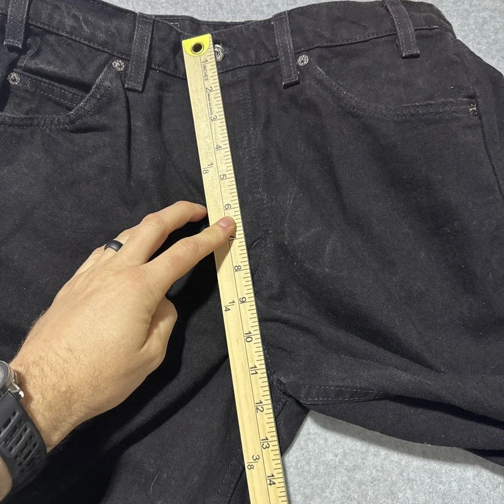Vintage Levis 550 Orange Tab Jeans Men Black 34x30 Relaxed Fit 90s (2027)